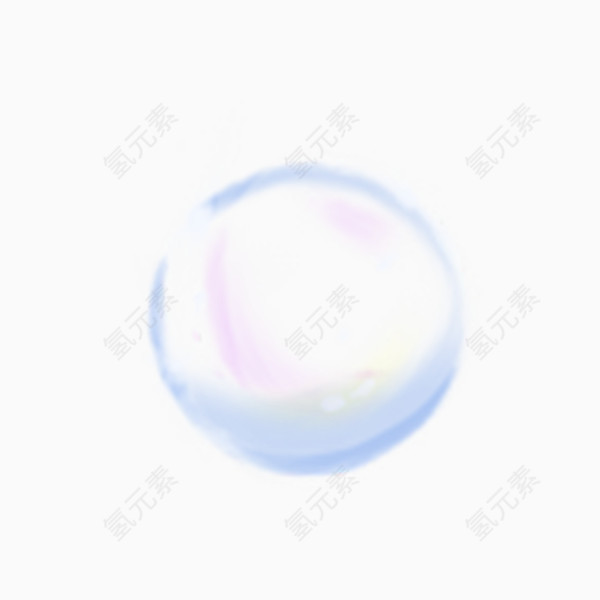 五彩漂浮水泡