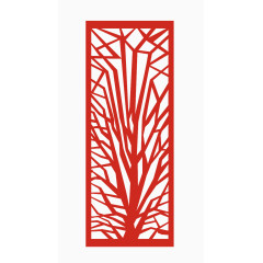 中国红色剪纸形状