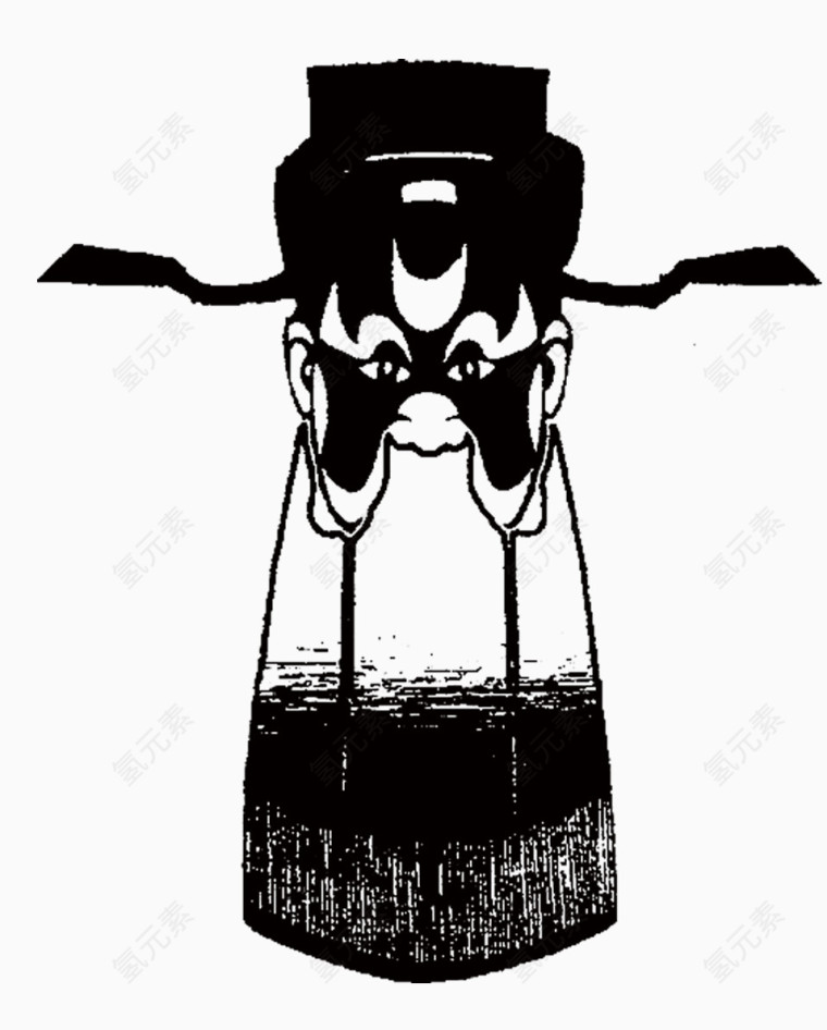  文化艺术脸谱古代图腾