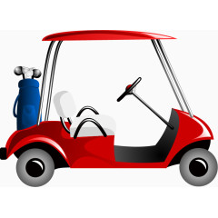卡通高尔夫球车
