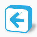 左箭头按钮图标