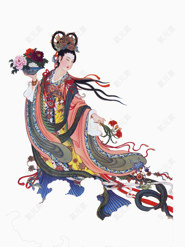 天女散花