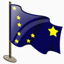 阿拉斯加国旗Iconshocktinyalaska