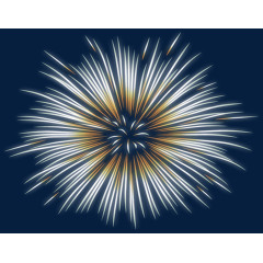 绽放烟花光效png 