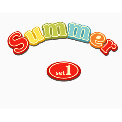 夏日海边度假素材