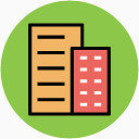 建筑卡通建筑图案