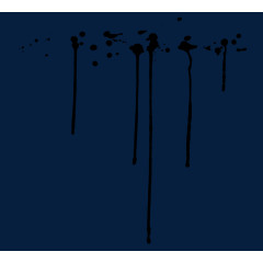 手绘黑色墨迹墨点笔刷