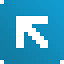 左上箭头 icon