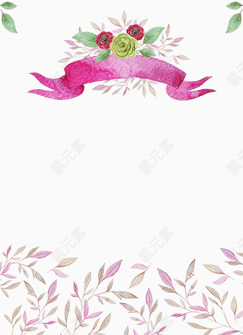 花卉装饰标签