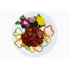 孜然干捞牛仔骨