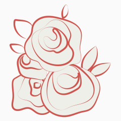手绘玫瑰
