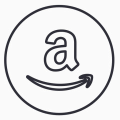 亚马逊圈电子商务线霓虹灯店社会霓虹灯线社交圈的颜色