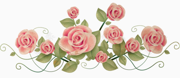 玫瑰花边框