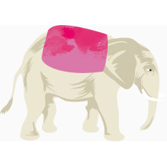 大象卡通手绘装饰元素图标元素