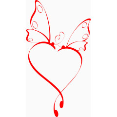 蝴蝶爱心