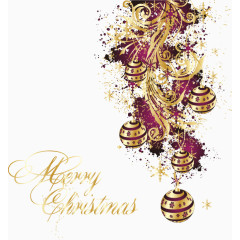 圣诞闪亮吊坠小球