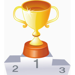 卡通精美颁奖奖杯