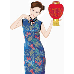 中国古典旗袍美女