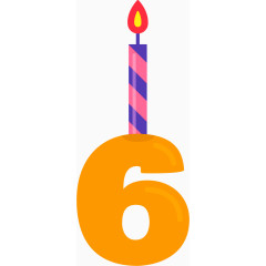 生日数字蜡烛