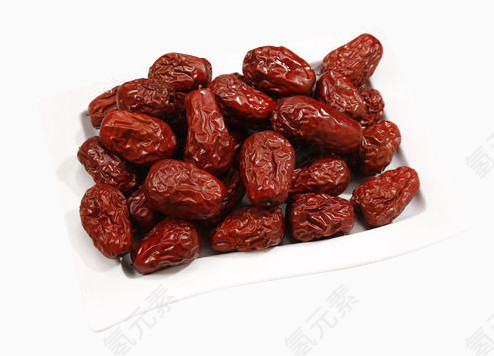 一盘红枣
