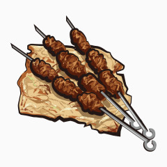 矢量烤肉串