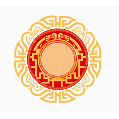中国环形图形元素