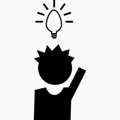 生男孩的创意图标