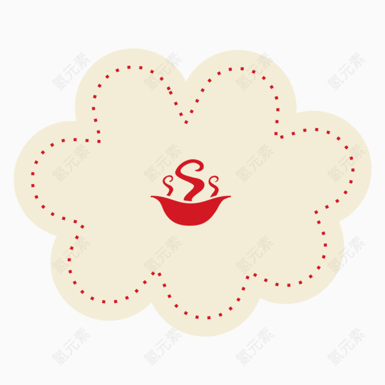 食物促销矢量标签素材