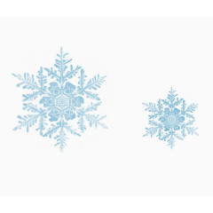 蓝色的雪花