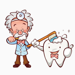 老博士和小白牙