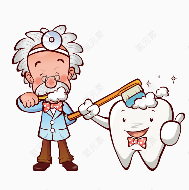 老博士和小白牙