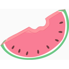 卡通西瓜块