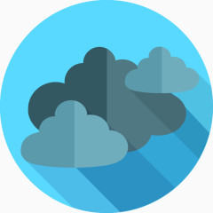 卡通手绘天气元素图标