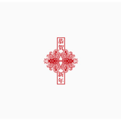红色恭贺新年