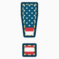 美国国旗装饰符号