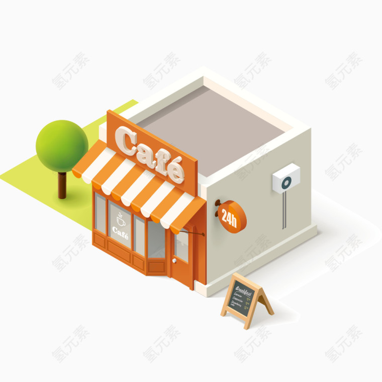 卡通建筑设计