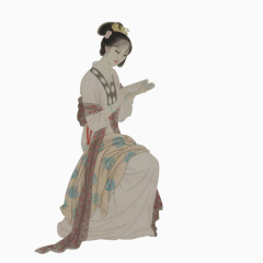 读书的古代美女