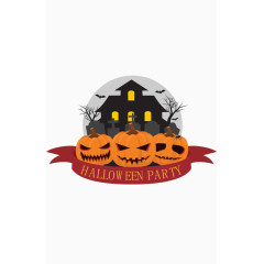 万圣南瓜头与城堡派对