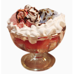 冰激凌剪影食物图片