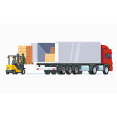 卡通快递员矢量素材 