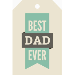 国外父亲节吊牌