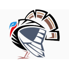 卡通手绘卡通火鸡插画