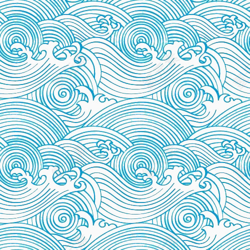 波浪素材