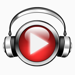 红色金属音乐播放器