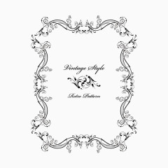 欧美边框花纹矢量免抠素材