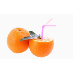 创意橙汁饮料图片素材
