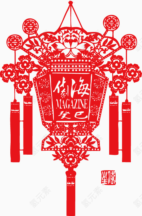 元宵春节灯笼