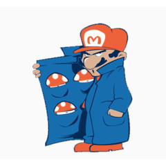 手绘马里奥