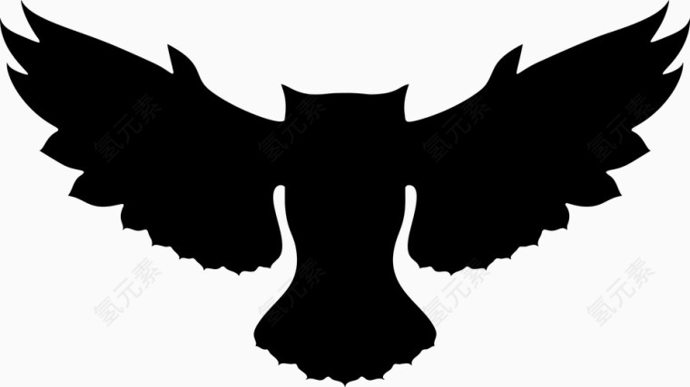 元素创意一大片飞翔的鹰