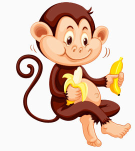 吃香蕉的猴子